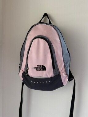 The North Face Pink & Gray Backpack